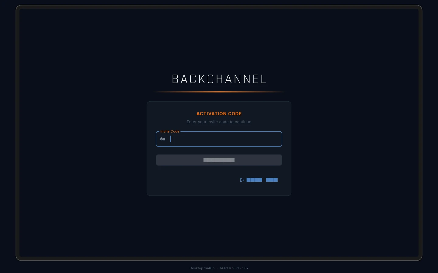 The invite link ready to copy